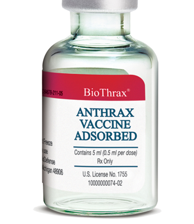 The anthrax vaccine is a truly bad idea. The U.S. has wasted billions of dollars on it, and it just seems to go from bad to worse.