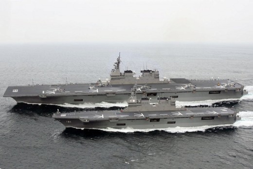 Modern navy fleet power by gas turbines