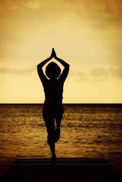The author on a graceful retreat. (Thank you coffeegginmyrice for capturing my Ala-Yoga pose)