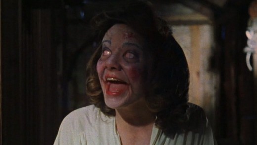 Betsy Baker is having a rough weekend in The Evil Dead