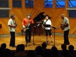 The New Century Saxophone Quartet performs at Wildacres Retreat & Conference Center
