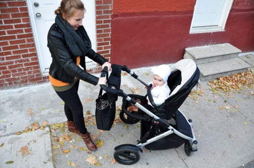 Mommy Osa & La Buha with the Britax B-Ready