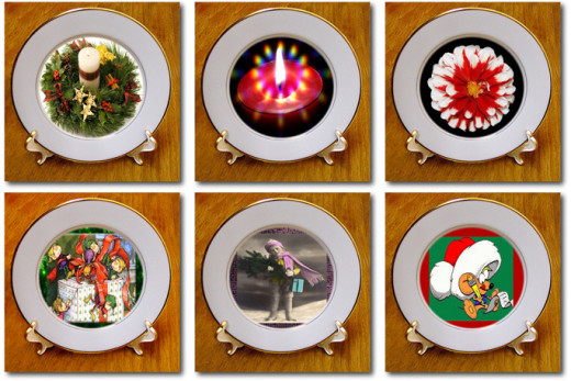 Christmas Decorative Plates on Amazon