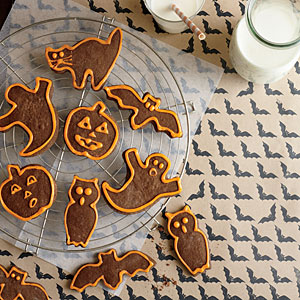 Chocolate Halloween Cut Outs