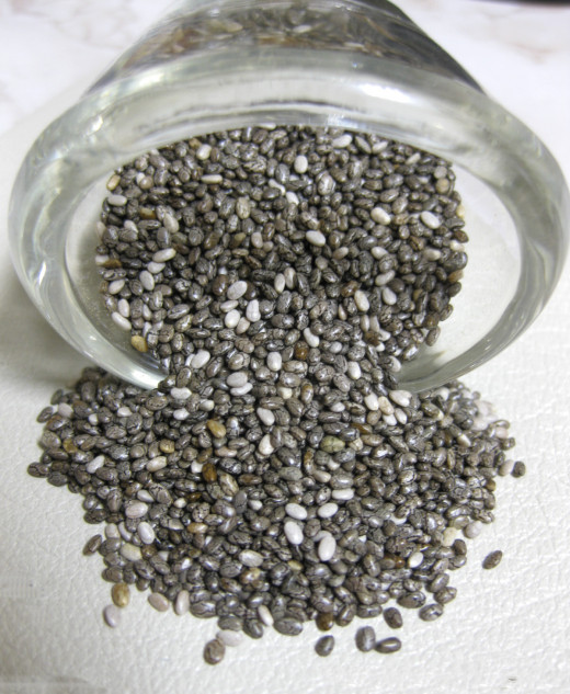 Tiny little powerhouses of nutrition - chia seeds.