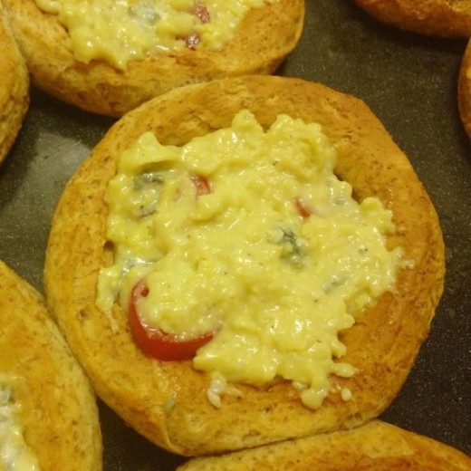 Cheese and egg biscuits. Quick, easy and so tasty.