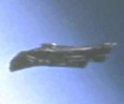 This now famous photograph of an Alien space craft in high orbit around the Earth has now been removed from NASA's official website and links discarded.