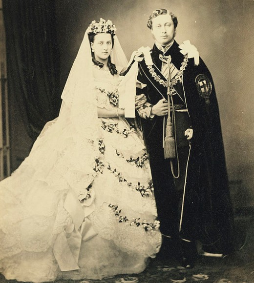 Edward VII on his wedding day