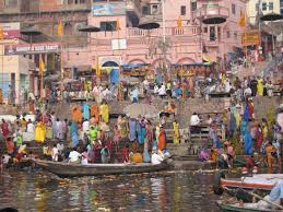 Pilgrims in river Ganga