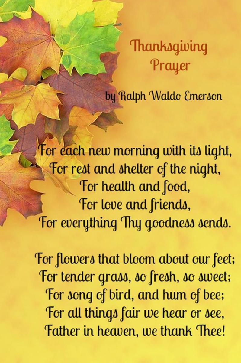 short thanksgiving prayer