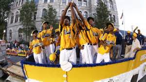 Jackie Robinson West participates in the L.L.W.S. parade.