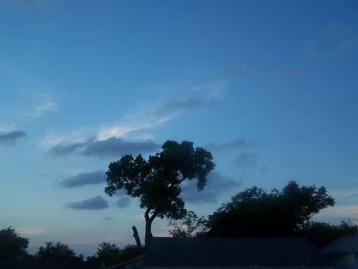 Peaceful night back home...