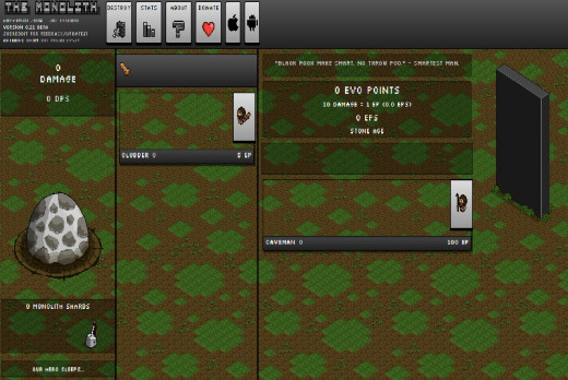 Monolith: another Cookie Clicker like game.