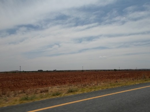 Free State, South Africa, R30, between Bloemfontein and Bothaville 