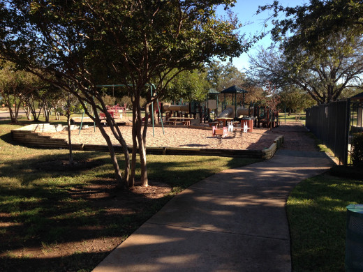 Playground at Davis Spring  Park (The Trailhead)  Austin Texas