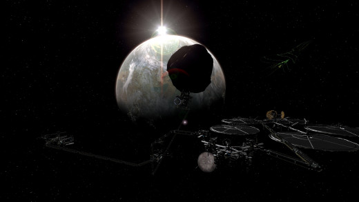 Unless they player puts in a lot of effort, station complexes in default X3 are usually both massive and ugly.