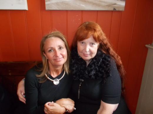  Ruth and myself in London.