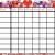 Valentine's Day goals chart. Valentine's Day goals chart.