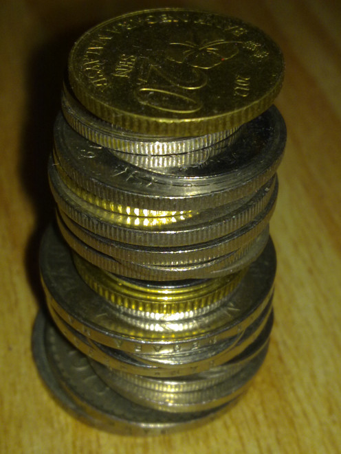 My own photo. The coins that I had saved