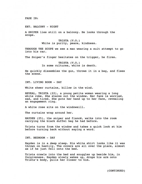 Excerpt of "The Agony of White" written by Emi Sano