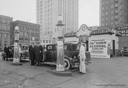 Corn Ethanol Gas Station