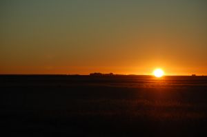 Sunrise on the prairie