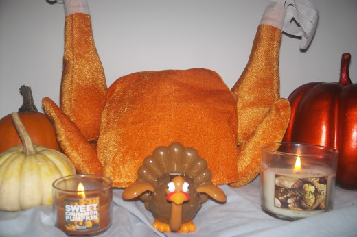 A shrine for a special turkey.