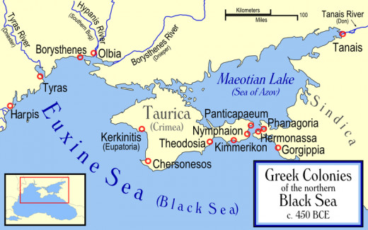 Crimea was a Greek colony for the longest (from 7th century BC to 9th century AD, when the Kievan Rus conquered it and ruled until the Mongol invasion in 13th century.