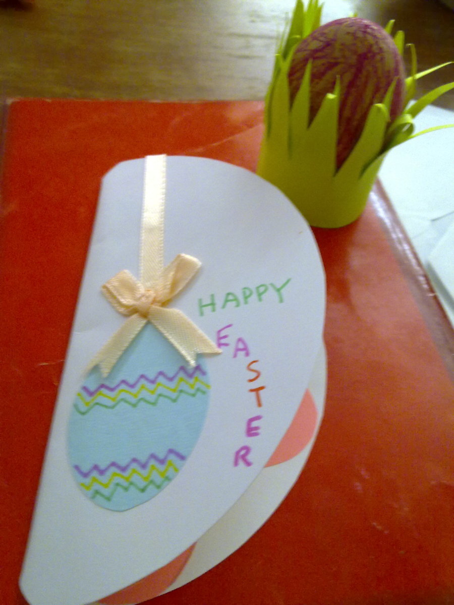 DIY Crafts For Kids Easy Easter Card