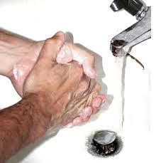 Continually washing the hands is one sign of O.C.D., feeling that hands are not clean