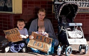 Homeless Family