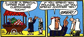 Honest Abdul is honest, he will honestly rip you off, with rubbish from his cart, made to sound like it will improve your life.