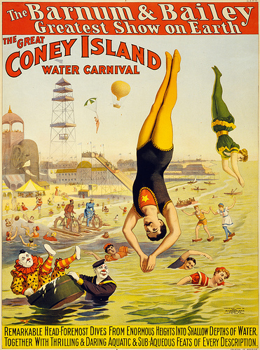 The Water Carnival before Luna Park opened.