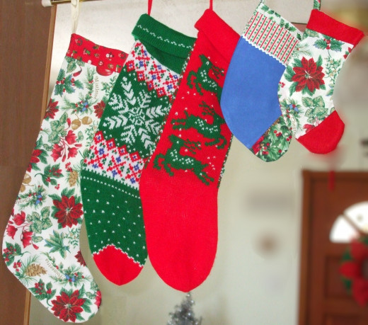 Everyone in the family (humans and pets) gets a stocking!