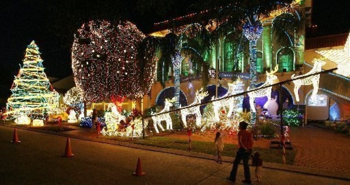 To see more pictures of the fantastic light display click on the link to nola.com's photo archives.
