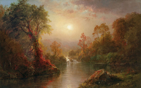 Frederic Edwin Church - Autumn - 1875 Oil on Canvas