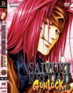Saiyuki Reload Gunlock volume 3 DVD cover. The one featured here is Gojyo.