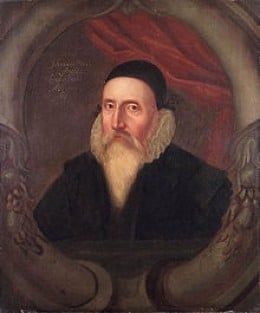 John Dee (13 July 1527 – 1608 or 1609) was a mathematician, astronomer, astrologer, occultist, imperialist and adviser to Queen Elizabeth I