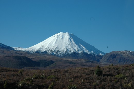 Ngarahoe a volcanic vent from Tongariro