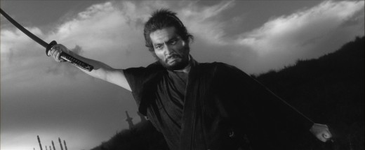 Hanshirō Tsugumo (Tatsuya Nakadai) is somewhat ticked off in Masaki Kobayashi's Harakiri (1962)