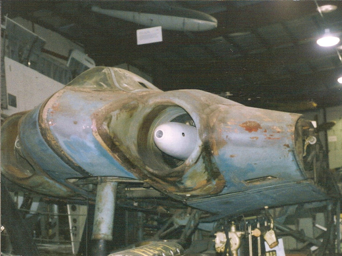 Fuselage of a Horton Ho-229. Paul E. Garber Facility, Silver Hill, MD 1998.
