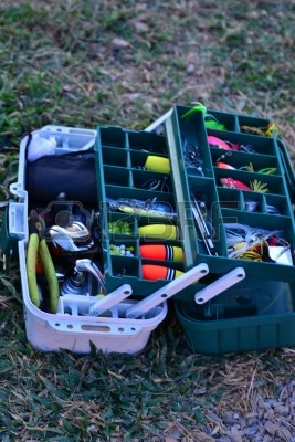 You can buy a fully stocked tackle box and have every thing you need to go fishing. 