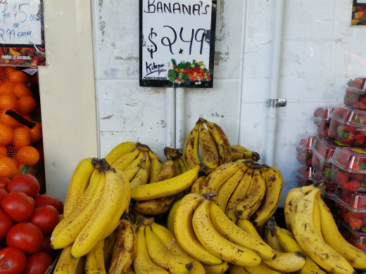 Banana abundance is what Freelee promotes in her high fruit lifestyle