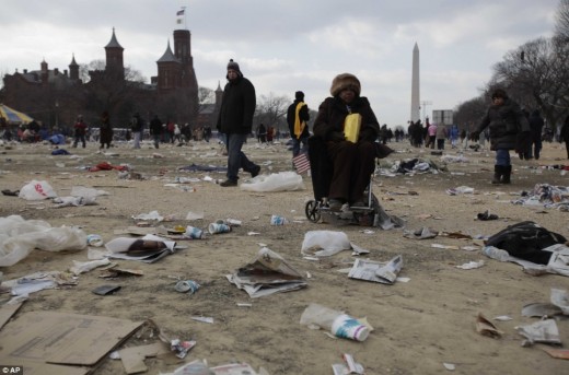 Days to clean up. Days to clean up.