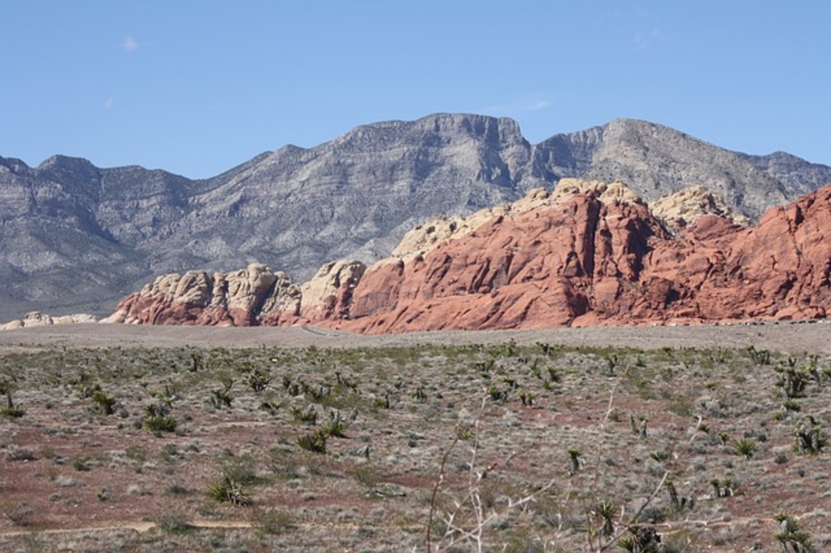 Red Rock Canyon, just west of Summerlin South.