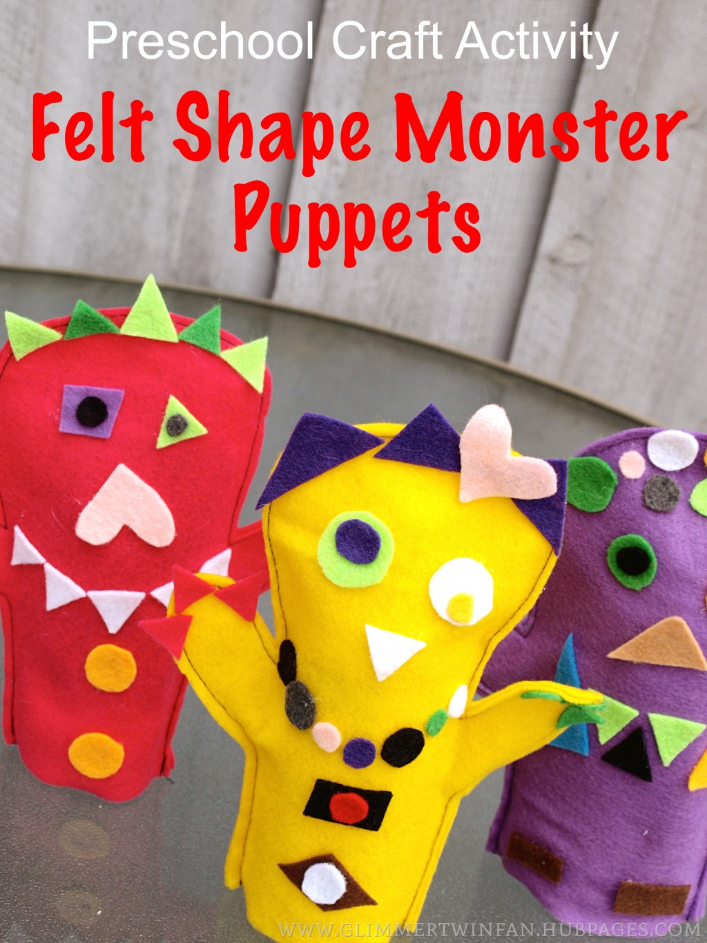 Felt Shape Puppet Craft Project for Preschoolers HubPages