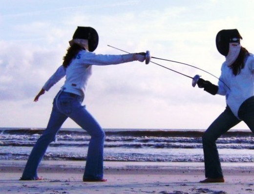 Epee Fencing at Jacksonville Beach