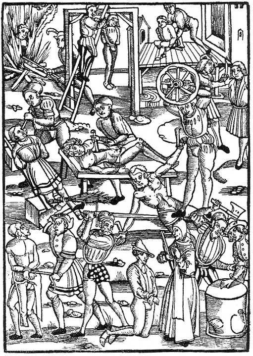 Torture in the 16th Century. Looks fun! (public domain)