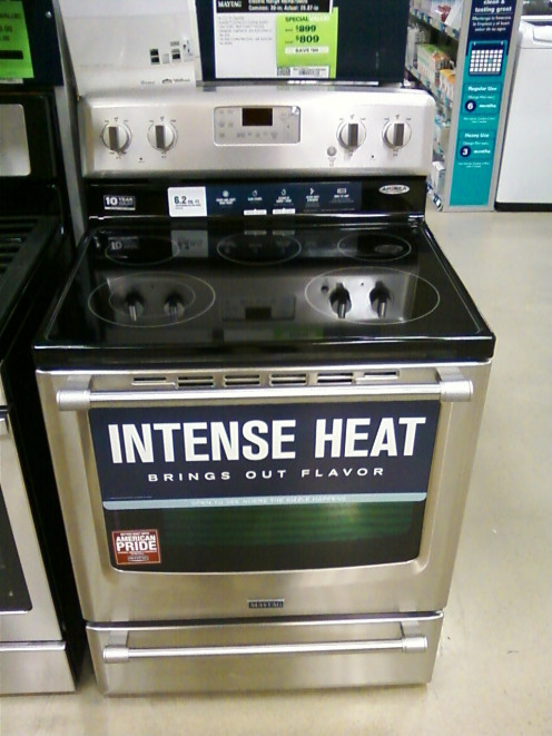 Beautiful new glass top stoves