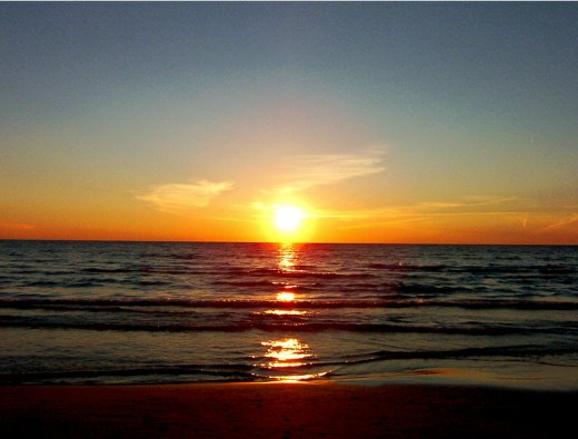 Sauble beach sunset